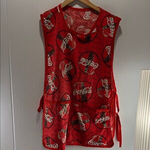 Coca-Cola vintage apron with pockets